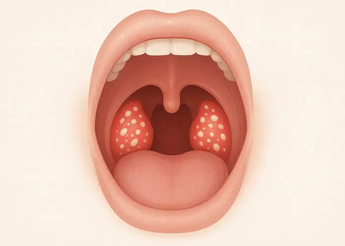 procedimiento-amigdalitis Amigdalitis